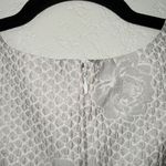 Cynthia Steffe New Feather Gray Roses Floral Dress Size 10 Photo 7