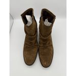 Born Boots Womens 9.5 Brown Leather Booties 2.75" Heel Side Zip Travel Going Out Photo 2