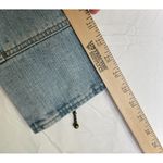 Y2K Jeanology Womens 18 Full Zip Denim Jacket Patch‎ Pockets Retro Funky Preppy Blue Photo 6