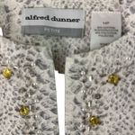 Alfred Dunner  Petite Blazer Jacket Embellished Button‎ 3/4 Sleeve Size 14P Photo 5