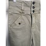Veronica Beard  Womens 26 Green Giselle Skinny Flare Denim Jeans Flare Photo 2