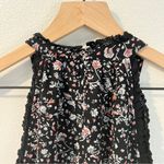 Maeve Anthropologie Lace Ruffle Trim Floral Sleeveless Halter Neck Top Size XL Photo 9