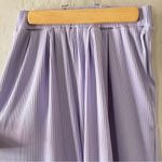 Ekouaer Lavender Ribbed Wide Leg Pants Purple Photo 1