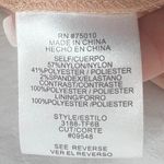 Elegant White Halter Floral Lace Gown Slit Embellished Waist Size 0 Slit Formal Photo 12