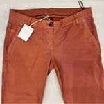 Brunello Cucinelli  Chestnut Dyed Cotton Five Pocket Skinny Jeans Photo 5