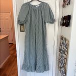 Lake Pajamas stripe maxi dress Green Size M Photo 1
