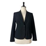 Ann Taylor Black Blazer Slim Notch Lapel 2 Button Pockets Women’s Plus Size 14 Photo 11