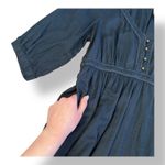 Old Navy  Black Cotton Dress Women’s Small Empire Waist Knee‎ Length Pockets Photo 7