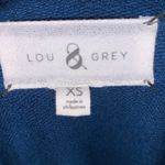 Lou & grey blue side slit cowl neck sweater Photo 5