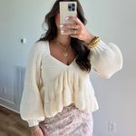 These Three Boutique Sweater Babydoll Top Photo 1