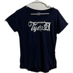 Genuine Merchandise  Blue Graphic Short Sleeve T-Shirt‎ Photo 0