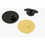 Cute Mermaid Cats & Coffee Enamel Pin Creative Cat Photo 1