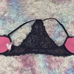 PINK - Victoria's Secret VS PINK Front Clasp Push-up Date Racerback Bra Sparkly Photo 2