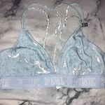 Victoria's Secret Baby Blue Velvet Bralette Photo 0