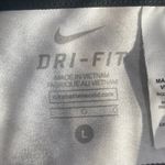 Nike  Dri-FIT Cropped Leggings Womens M Black White Abstract Mid Rise Stretch Photo 7