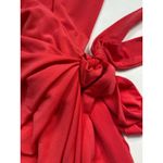 Lark & Ro Jersey Knit Ruched Wrap Dress Sz XL Girl Boss Wedding Bubblegum Pink Photo 4