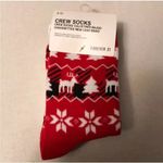 Forever 21 New holiday crew socks, hat & groves set NWT&NWOT fair isle snowflake Photo 7