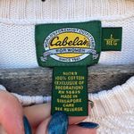 Cabela's Vintage 's Birds on a Branch Blue Jays Holly Knit Cottagecore Sweater LG Photo 5