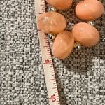 Vintage “Angel Skin” Peach Beaded Necklace Photo 4