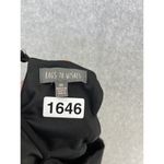 Bags To Wishes Women's Dress Fit & Flare Skater Solid Black Scalloped Hem Medium Photo 7