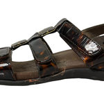 Vionic Womens Sandals Size 8 Amber Brown Pattern TVW1275 Photo 0