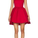 Elliatt  / Revolve Red Mini Dress with Bow Straps Photo 1