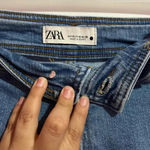 ZARA  Jeans Women Blue High Rise Wide Leg Casual Capsule Denim size 8 Photo 1