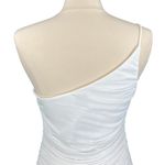 Princess Polly Jocasta White Side Ruched One Shoulder Mini Dress Photo 7
