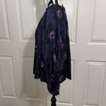 Omika Dark Purple and Pink Floral Blouse Photo 3