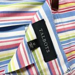 Talbots Rainbow Striped Pleated Skirt Size 12 Photo 6