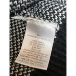 Listicle Black Gingham Check Knit Long Sleeve V Neck Boxy Sweater Top Size S Photo 3