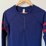 Vineyard Vines Vineyard‎ Vines navy blue rash guard woman's swim top size XS Photo 2