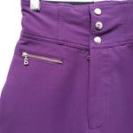 Bogner Stirrup Ski Snow Pant Size 8 Long Eggplant Purple Color Photo 2