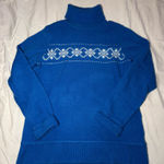 Faded Glory Winter Blue with snowflakes Sweater 🫧 Photo 0