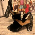 SALE❤️LEWIT mule block velvet shoes ✨ Size 37 Photo 3