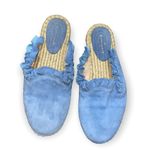 Kate Spade CUTE WOMEN  Laila Suede Ruffle Espadrilles Size 10M blue shoes Photo 0