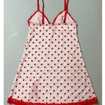 Red Pink Hearts Sheer Babydoll Slip Nightie Nightgown Lingerie Dress Size S ♥️✨ Photo 3