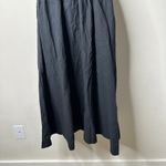 Madewell Brooke One Shoulder Ruffle Midi Dress Black Size 2 NEW Photo 7