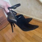 Kenneth Cole REACTION “POINT TEA” BLACK SUEDE ANKLE STRAP BOOTIE SZ 7.5 NEW Photo 13