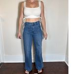 Old Navy Extra High Rise Wide Leg Jeans Size 4 Photo 3
