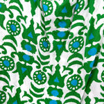 Escapada  size Small tank top sleeveless blouse‎ white green blue Photo 2