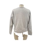 James Perse Light Gray Crew Neck Terry Cotton Sweatshirt Size 0 / XS Photo 6
