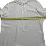 T Tahari ‎ Elegant White Ruffled Women's Top Photo 7