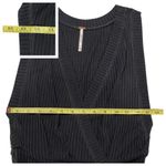 Free People Rising Sun Ribbed Midi Dress - Black - XS Photo 2