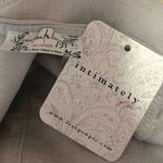 Free People NEW  Lola Beige Sleeveless Tie Strap Square Neck Bodysuit Tank Top S Photo 3