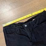 ZARA Black Flare Mid-Low Rise Denim Jeans- Size 8 Photo 4