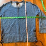 J.Crew  cotton blue sweatshirt with tie sides. XXS Photo 1