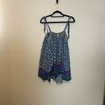 Free People Free People Intimately Free Rule The World Romper Blue Combo Size Medium NWT Photo 8