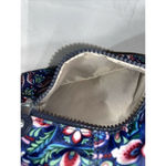 Kipling  Sabian Dizzy Darling Mini Crossbody Bag Purse Floral Blue/Red‎ 7x9" Photo 3