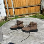 Seychelles  Women's Brown Lace-Up Leather Platform Boots size‎ 9 Photo 8